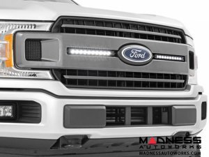 Ford F-150 Dual LED Grille Kit - Chrome Series - 10"